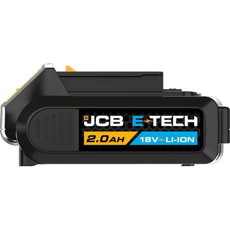 JCB Batería Powersport de 18 V, 2,0 Ah, batería de iones de litio E-Tech