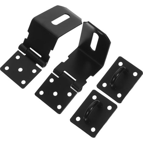 Lot de 2 verrous d'angle droit en acier inoxydable (1/5)