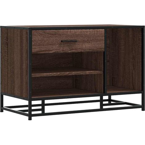 Maison Exclusive - Schuhbank Braun Eichen-Optik 80x40x53,5 cm Hol
