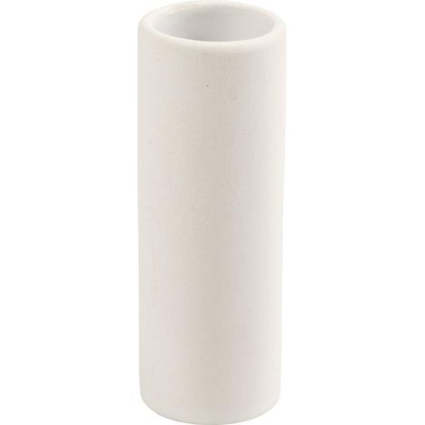 Vase, Blanc, H: 11 cm, d 4 cm, 6 pièce/ 1 Pq.