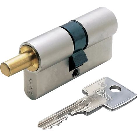 CILINDRO SAGOMATO PER POMOLO 'R6 EXTRA S' mm 30+10+30 = 70 nichelato (35+35) - ISEO