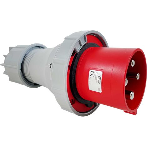 Prise mâle Hypra 3P+T 125A étanche IP67 (1/2)