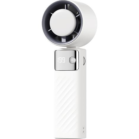 Mini ventilador portátil - Ventilador USB de 4000 mAh, 1-199 velocidades, pequeño ventilador de bolsillo recargable, mini ventilador de mesa portátil inalámbrico (1/4)