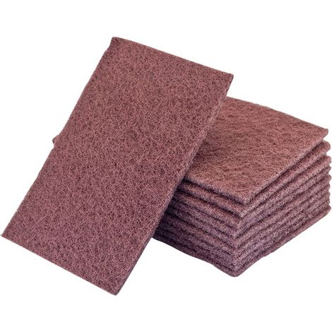 Flexipads Maroon Hand Sanding Pads 150 x 223 mm Very Fine (Approx. 240 Grit) Pack of 10
