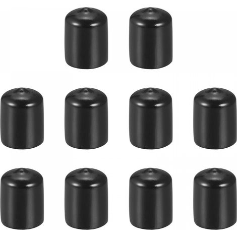 10 Paquet 18mm ID Noir pour Vis Boulon Meubles Tuyau (1/5)