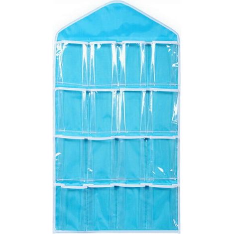 Organisateur de tiroir pour vêtements, commode, organisateur de sous-vêtements, lavable, profond, chaussettes, soutien-gorge, grandes boîtes de rangement, pliable, séparateurs amovibles, panier en tis (1/5)