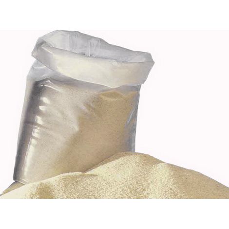 Sable de filtration pour piscine 25kg – Granularité 0,7 à 1,3 microns – Pureté quasi parfaite – Pour filtre à sable enterré ou hors-sol – SCP