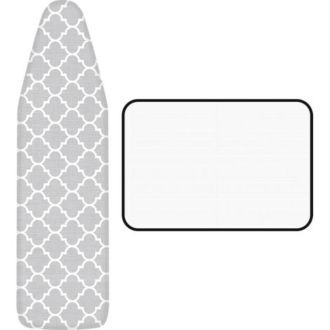 Housse Pour Table À Repasser Universal, 45x125cm Housse Planche à Repasser, Adaptée 13x45 inch Panneau de Fer à Vapeur, Coton Housse de Planche à Repasser à Trois Couches épaissie (1/5)