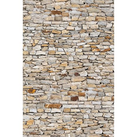 VETRO Glasscheibe MAUER B 1200 x H 1800 mm Motivdruck