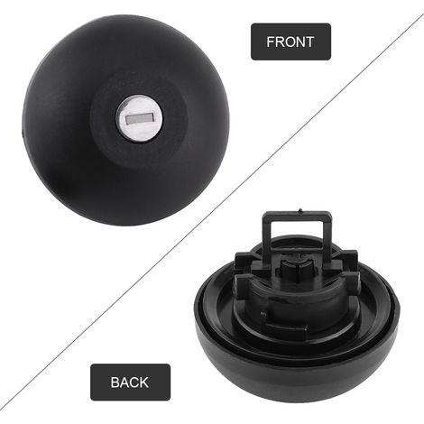 Couvercles de réservoir de carburant, couvercle de capuchon en plastique verrouillable pour essence Diesel avec serrure avec 2 clés pour Renault Master II 1998-2010 (1/5)