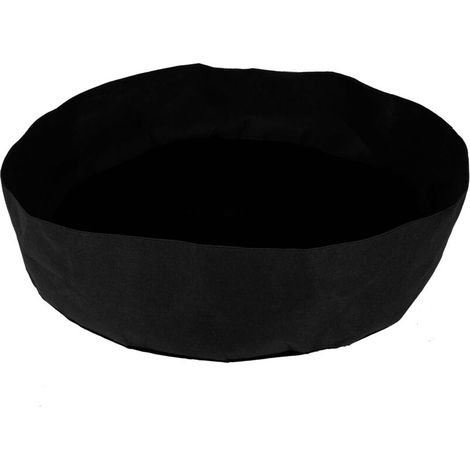 Sac de Culture Ronde Intérieur Extérieur en Felt pour Jardin Potager 127cm30cm Noir (1/5)