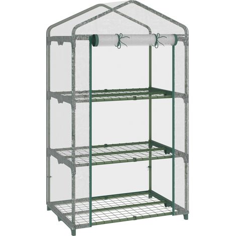 Serre de jardin pour balcon TINA verte (1/5)