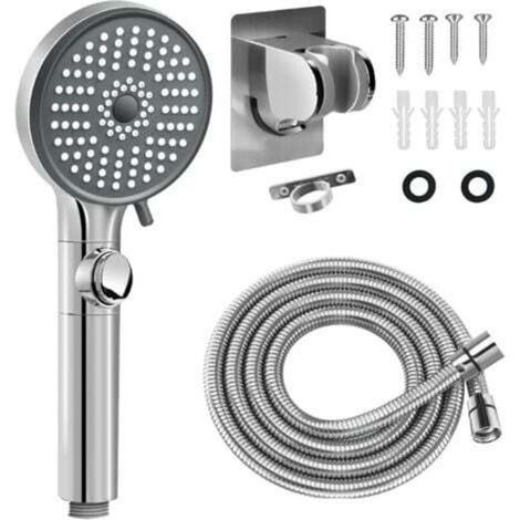 Pommeau de douche pour camping-car avec flexible, pommeau de douche haute pression 5 modes, économie d'eau pour camping-car, caravane, caravane.