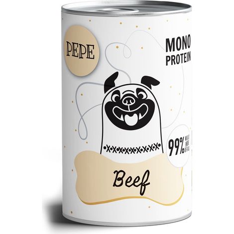 Paka Zwierzaka pepe Manzo monoproteico (manzo) 400g