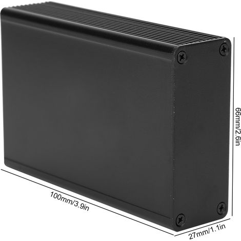 Gehäuse aus Aluminiumlegierung 2766100 mm, Aluminiumprofil, GPRS-Gehäuse aus Aluminium, Leiterplattengehäuse aus Aluminium (1/5)