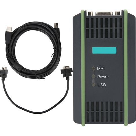 Cocoarm MPI SPS USB-Programmierkabel mit vernickelten Steckern, PC-Adapter für S7-300, kompatibel mit PTC Auto Save (1/5)
