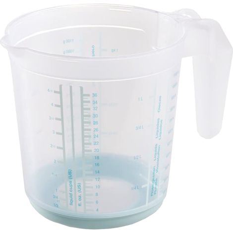 keeeper Caraffa Graduata con Sistema Antiscivolo, 1 L, Massimo, Acquamarina (1/5)