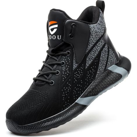 Chaussures de Sécurité Hommes Femme Montante Légère Basket de Securite (1/5)