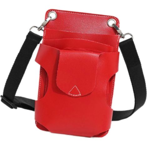 Scherentasche, Friseurtasche, Gürteltasche, Werkzeugtasche, Kosmetikstudio-Werkzeugtasche, Friseurtasche-Red (1/5)