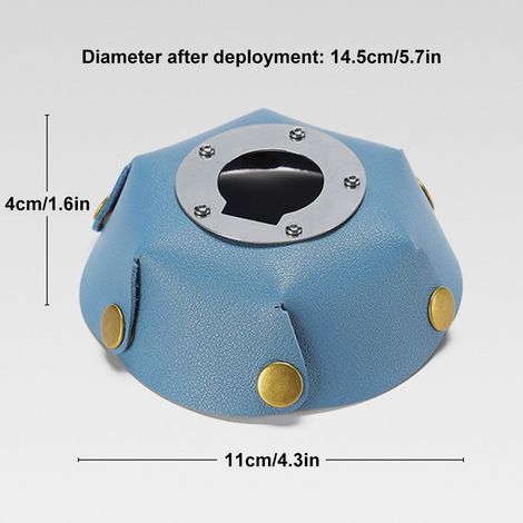 Abat-jour de camping étanche en cuir compatible avec Goalzero Ledlenser ML4 pour éclairage extérieur (1/5)