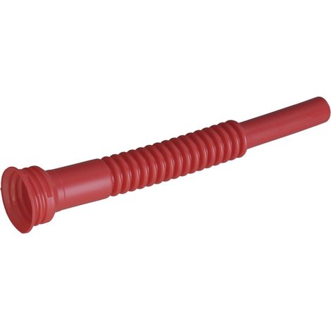Auslaufrohr L.275mm flex.rot