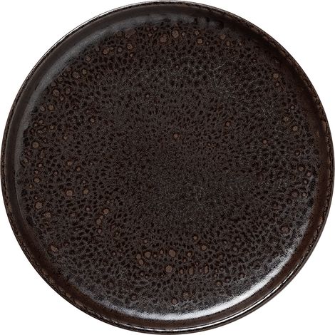 Lot de 6 assiettes en Grès Marron métallisé H 30 mm Ø 220 mm 1 - Was Germany