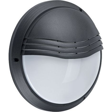 Hublot d'extérieur noir IP65 IK10 E27 40W max – Corps thermoplastique – Diffuseur polycarbonate – 2205 - HUB 270 TP (1/4)