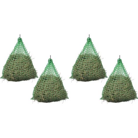 vidaXL Hay Nets 4 pcs Round 1x1 m PP(2x142140)
