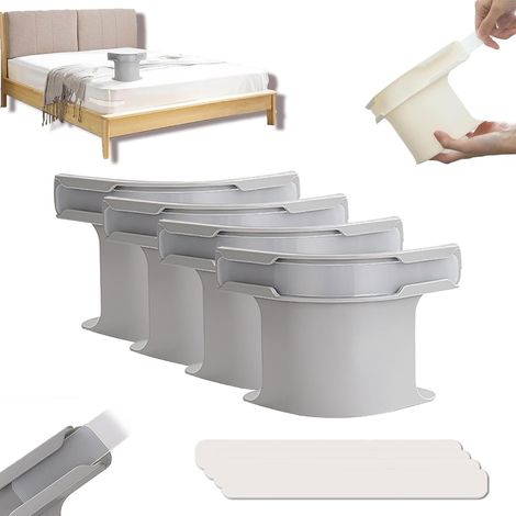 4 supports pour draps, équipés de fixations, permettant de maintenir les draps en place. Supports pour draps robustes. F (1/4)