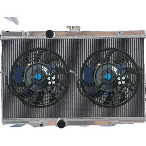 Radiador, tamaño del núcleo 375 mm x 678 mm x 40 mm, tamaño total 696 mm x 516 mm x 137 mm, diámetro de entrada/salida 35 mm, compatibilidad con Nissan Sentra 2007-2012, material: aluminio (1/5)