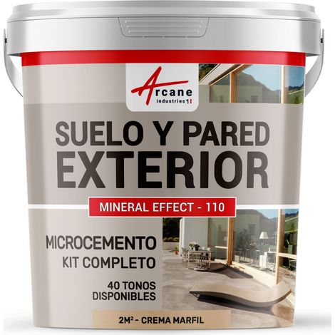 Microcemento para exteriores: suelos, muros, terrazas, balcones, escaleras