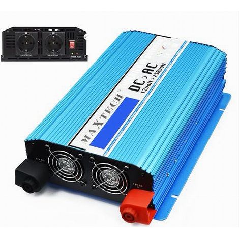 TRADE SHOP - Inverter Di Potenza 3000w Onda Sinusoidale Da 12v A 230v Auto Maxtech Hn3000-12v - (1/2)