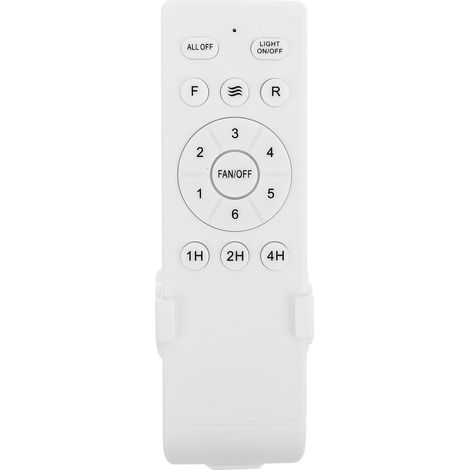 Kit de télécommande universel pour ventilateur de plafond, avec minuterie de 1/2/4 heures et 6 vitesses, compatible avec plafonds de rechange pour chambre et salon. (1/5)