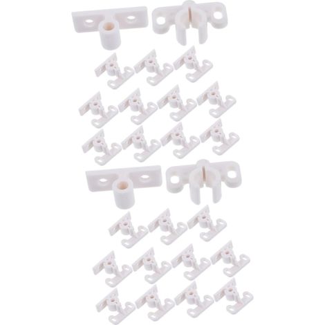 Lot de 24 loquets à bille pour portes placard, meubles camping, car (1/5)