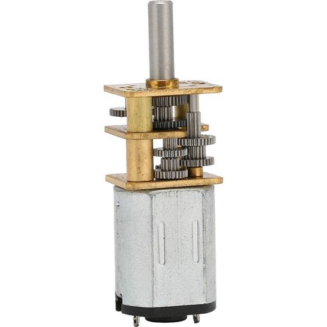 Moteur à engrenages 12FN20 CC 6 V, réduction de 15 tr/min pour robot intelligent, pas de vis 3 x 10 mm (1/5)