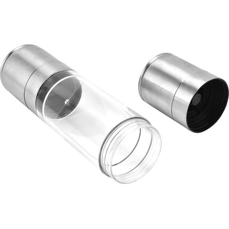 2-in-1-Handmühle aus Edelstahl für Knoblauch, Pfeffer und Gewürze – ideal für die Küche (1/5)