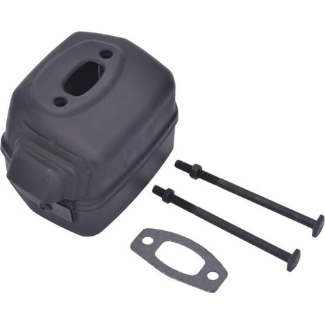 Silencieux d'échappement pour tronçonneuse Husqvarna 50 51 55 – Avec boulon et joint – Remplacement pièce 501768801 (1/5)