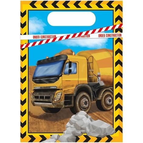 Plastikgeschenktüten, 6er-Set. (1/2)