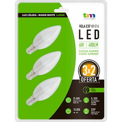 Lampadina LED TM Electron E14 3000 K