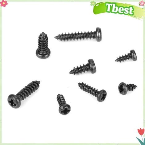 Tbest vis taraudeuse 400 Pièces Vis Autotaraudeuses en Acier Inoxydable, Kit D'assortiment de 6 Têtes bricolage pointe (1/5)