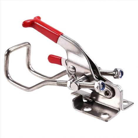 Poignée en T en acier inoxydable 304 à boucle de verrouillage rapide, fixation rapide, pince réglable, boucle à boîte, fixation horizontale, verrou de porte (1/5)