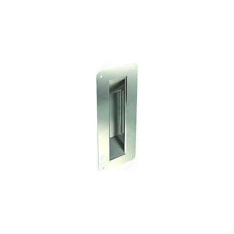 Mantion – Poignée cuvette tôle emboutie 1290 – Acier zingué – H.200 mm – Larg.90 mm – Pour portes et portails (1/5)