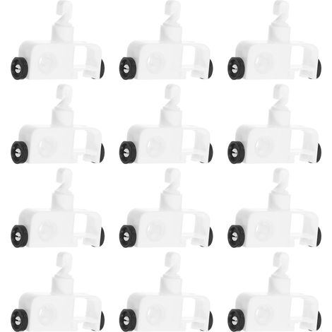 CCYKXA Kit de Réparation pour Stores Verticaux 12 Pièces Transporteurs en Nylon pour Stores en Tissu Coulissement Fluide Usage Domestique (1/5)