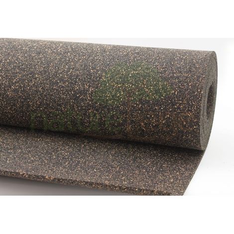 rouleau isolant souple en caoutchouc (70%) et liège (30%), ép. 6mm - 5m x 1m (1/5)