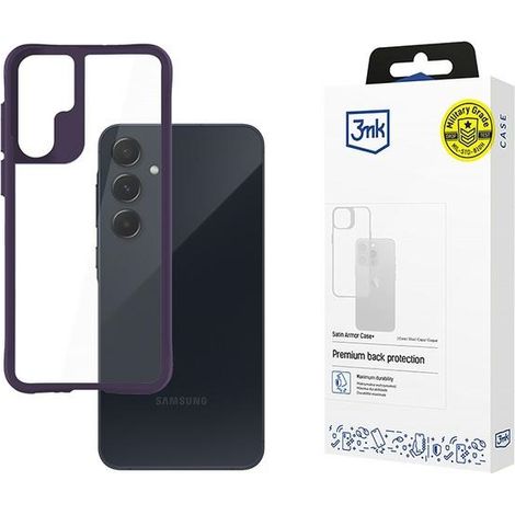Custodia protettiva 3mk Satin Armor per Samsung Galaxy A55 5G + colore viola