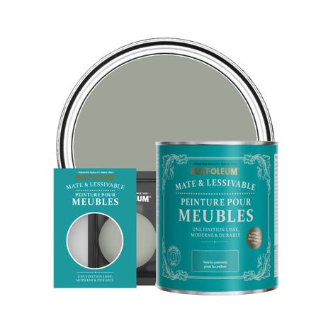 Peinture pour Meubles Mate & Lessivable - Feuille de Thé (1/2)