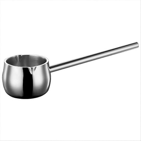 Chauffe-beurre Mini avec Longue Poignée, Casserole Lait Induction 300ml, Récipient Fondue Pratique (1/5)