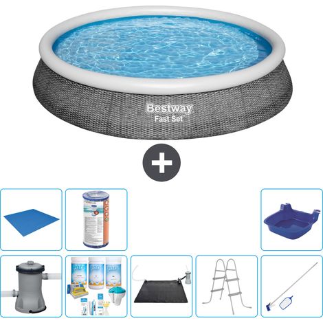 Bestway Bestway Fast Set Ronde - 396x84 cm - 9-pièces  S21449 (1/5)