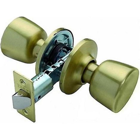 TESA pomo 3505-60/70uo tulipa laton mate , Pomo para puertas de madera Serie Tulipa 3500Modelo 3505 UO LMPuertas de paso,ambos lados siempre libresAcabado Latón mate (1/3)