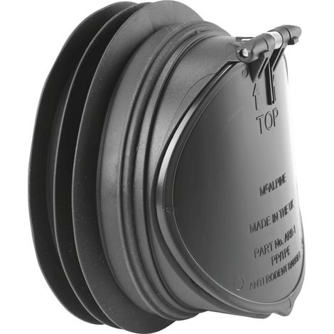 McAlpine ARB-1 4"/110mm Anti Back-Flow and Rodent Barrier Valve (1/5)